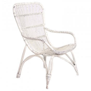 Sillón blanco exterior Sillón blanco exterior